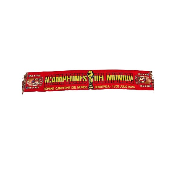 Official Spain World Cup Soccer Scarf 2010 - Picture 1 of 6